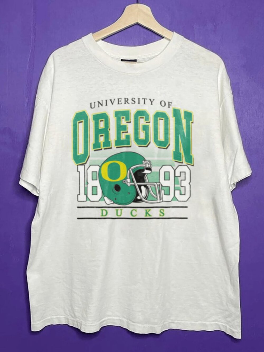 Vintage Oregon Ducks Football Shirt, Retro University of Oregon Ducks Shirt Tee
